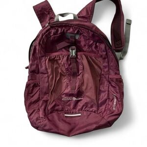 Eddie Bauer Maroon Stowaway Backpack